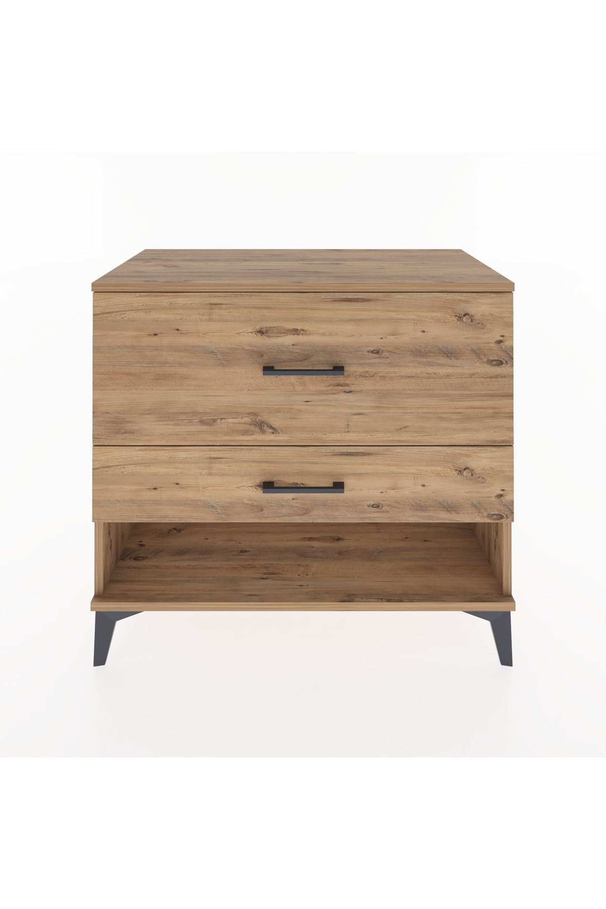 Hyperion Şifonyer 2 Çekmeceli 88x44x80 Çam-Çam