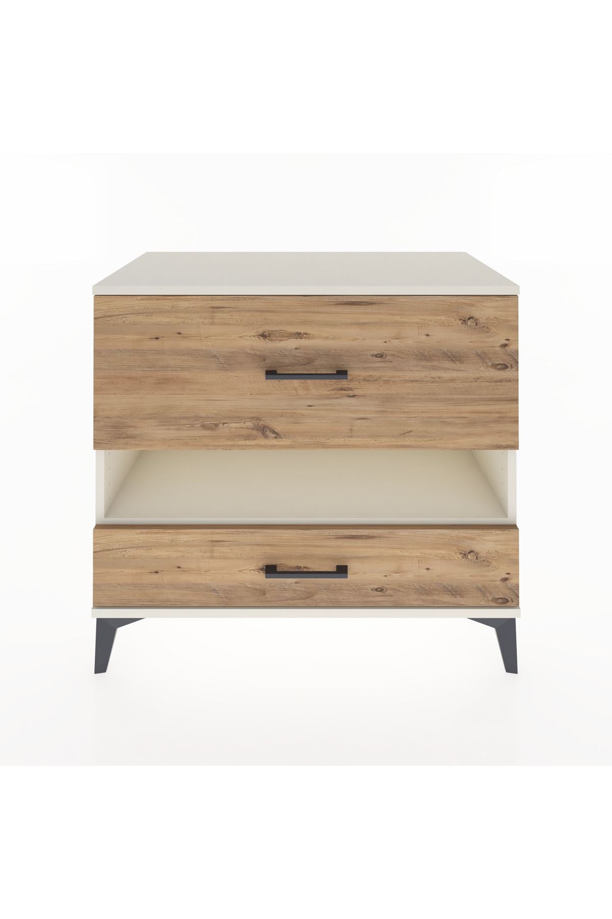 Hyperion Şifonyer Tek Raflı 2 Çekmeceli 88x44x80 Aytaşı-Çam