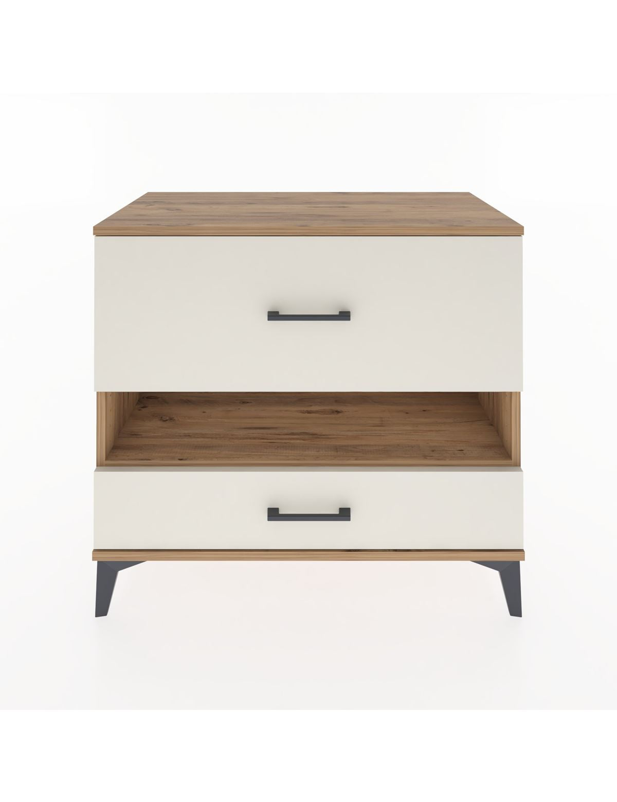 Hyperion Şifonyer Tek Raflı 2 Çekmeceli 88x44x80 Çam-Aytaşı