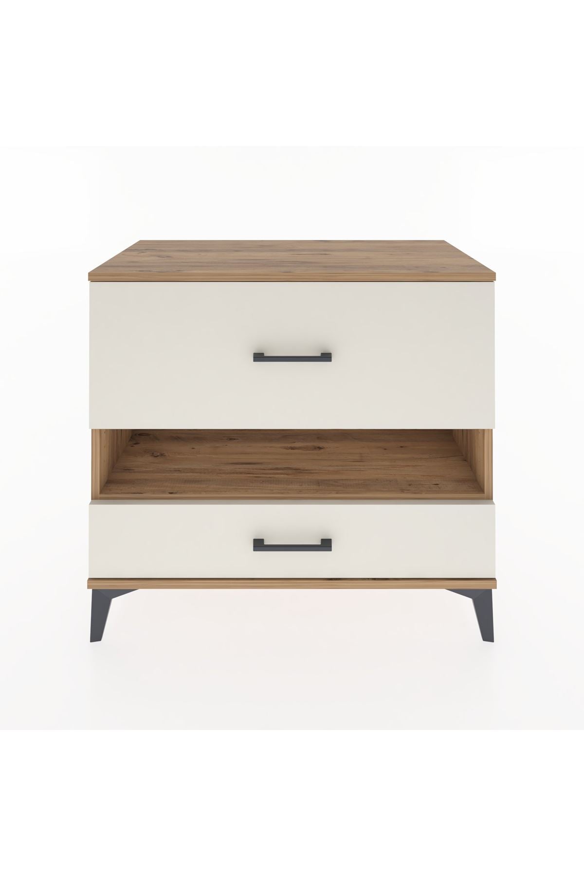 Hyperion Şifonyer Tek Raflı 2 Çekmeceli 88x44x80 Çam-Aytaşı