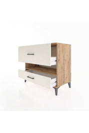 Hyperion Şifonyer Tek Raflı 2 Çekmeceli 88x44x80 Çam-Aytaşı