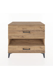 Hyperion Şifonyer Tek Raflı 2 Çekmeceli 88x44x80 Çam-Çam