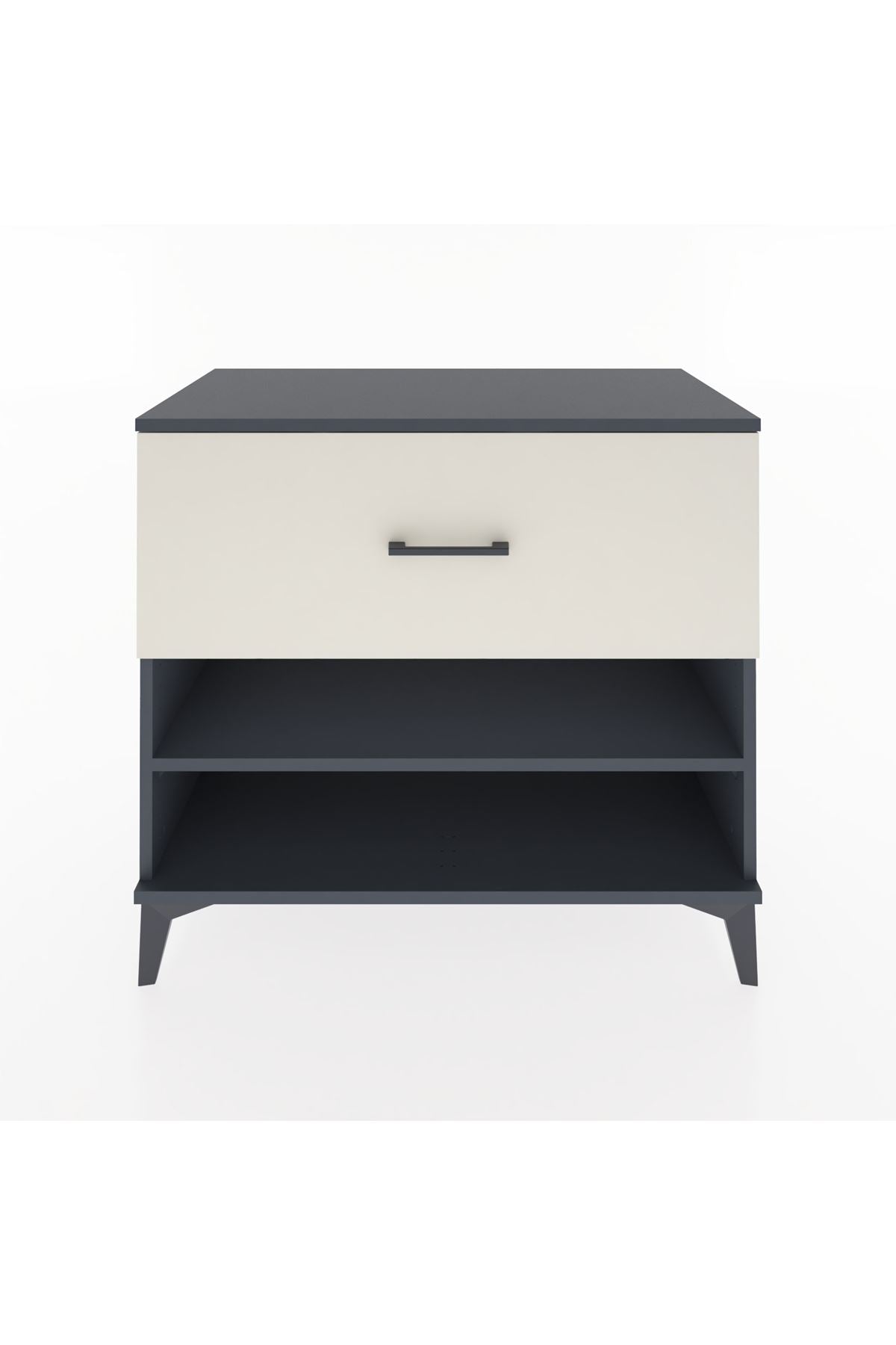 Hyperion Şifonyer Tek Raflı Tek Çekmeceli 88x44x80 Antrasit-Aytaşı