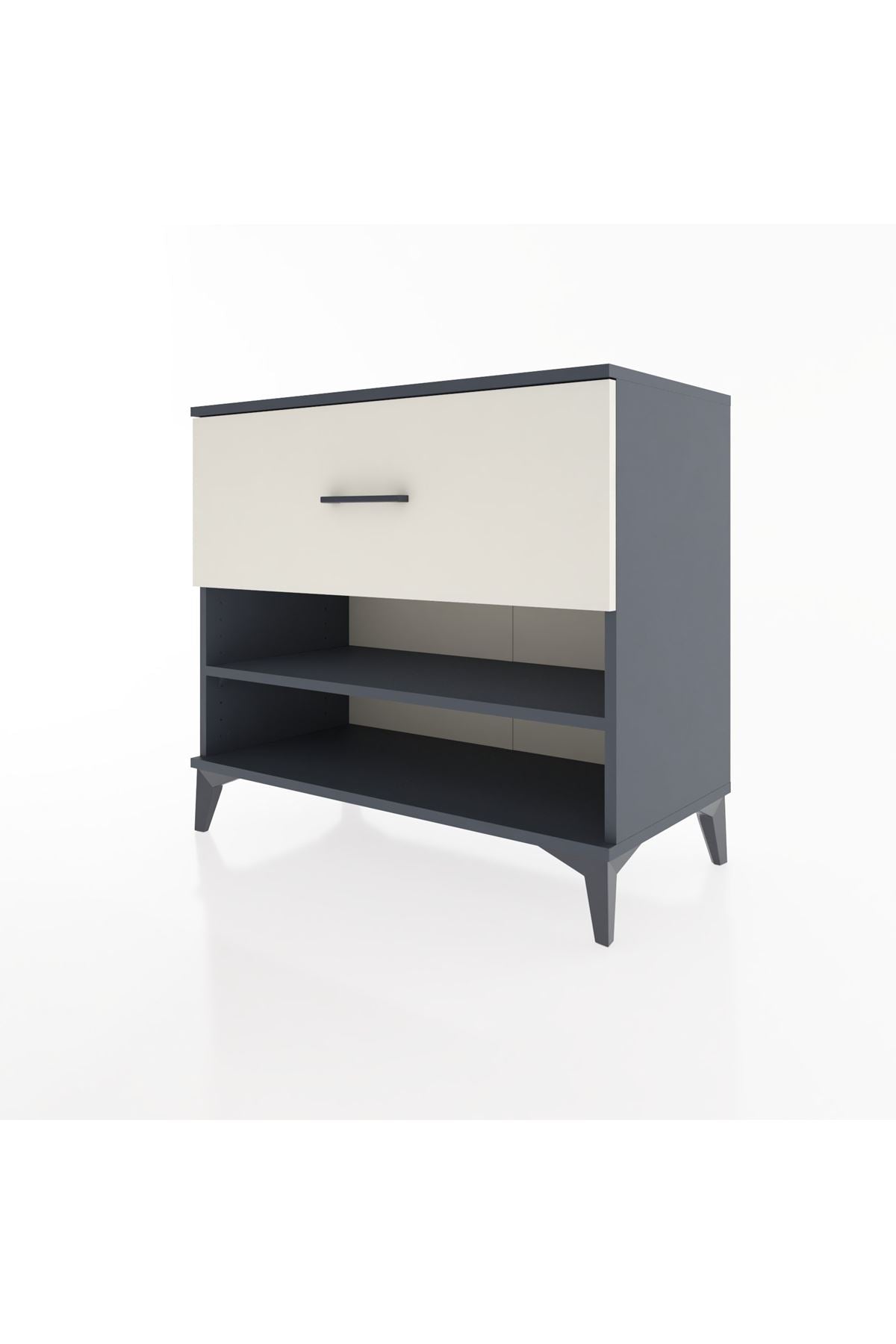 Hyperion Şifonyer Tek Raflı Tek Çekmeceli 88x44x80 Antrasit-Aytaşı