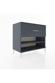 Hyperion Şifonyer Tek Raflı Tek Çekmeceli 88x44x80 Antrasit-Antrasit