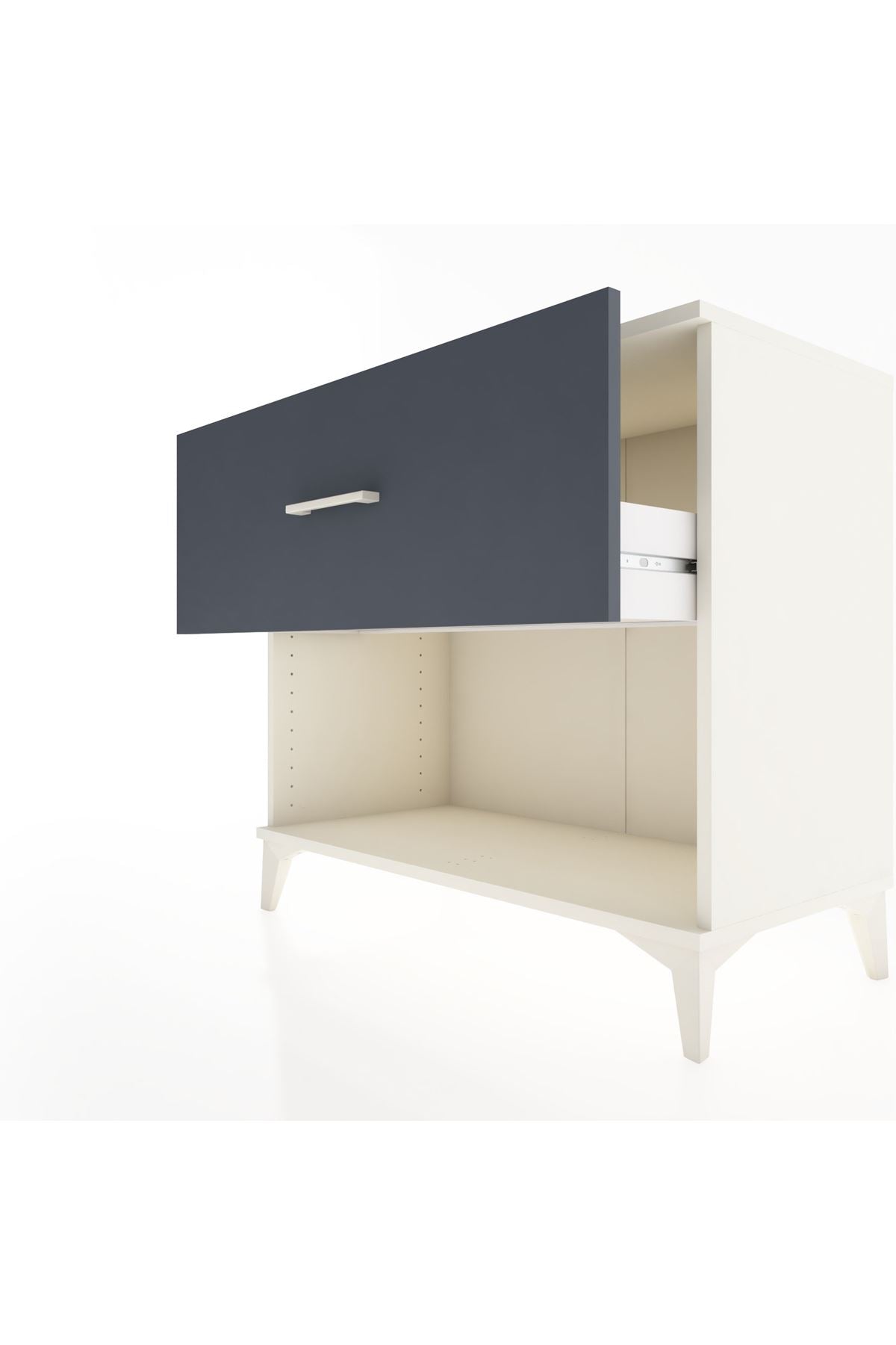 Hyperion Şifonyer Tek Çekmeceli 88x44x80 Aytaşı-Antrasit