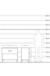 Hyperion Şifonyer Tek Çekmeceli 88x44x80 Aytaşı-Çam