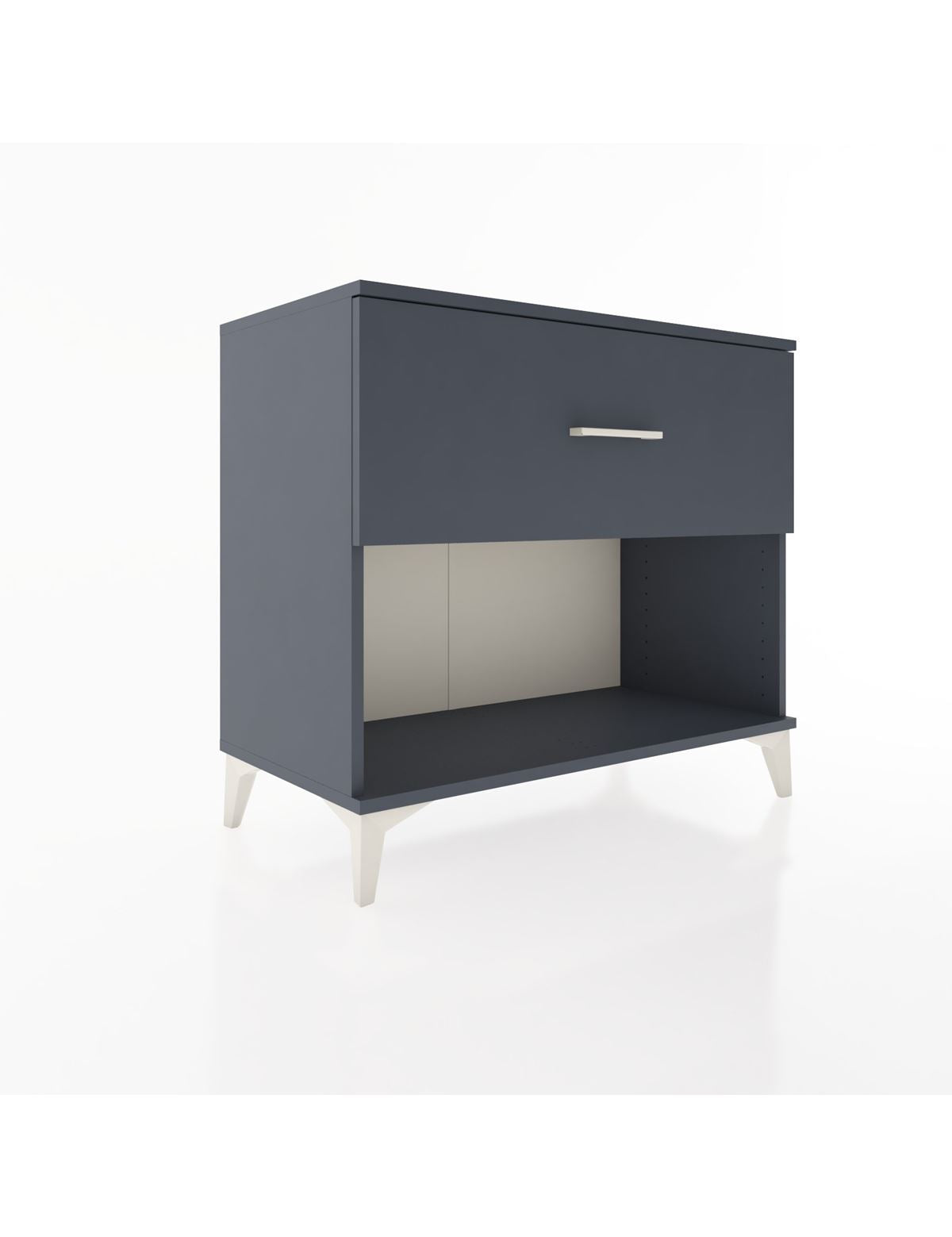 Hyperion Şifonyer Tek Çekmeceli 88x44x80 Antrasit-Antrasit