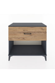 Hyperion Şifonyer Tek Çekmeceli 88x44x80 Antrasit-Çam