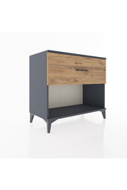 Hyperion Şifonyer Tek Çekmeceli 88x44x80 Antrasit-Çam