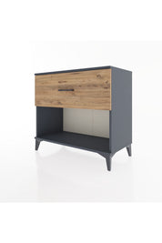 Hyperion Şifonyer Tek Çekmeceli 88x44x80 Antrasit-Çam