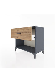 Hyperion Şifonyer Tek Çekmeceli 88x44x80 Antrasit-Çam