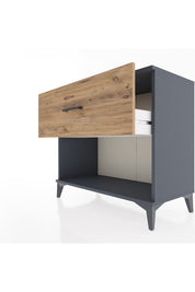 Hyperion Şifonyer Tek Çekmeceli 88x44x80 Antrasit-Çam