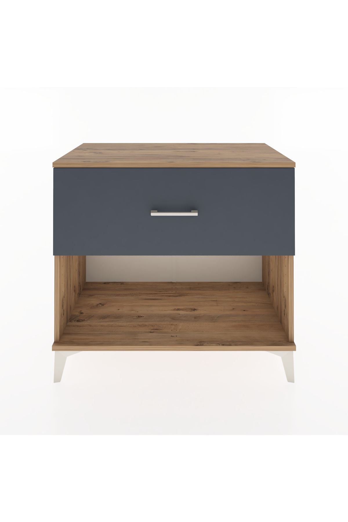 Hyperion Şifonyer Tek Çekmeceli 88x44x80 Çam-Antrasit