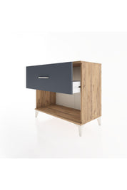 Hyperion Şifonyer Tek Çekmeceli 88x44x80 Çam-Antrasit