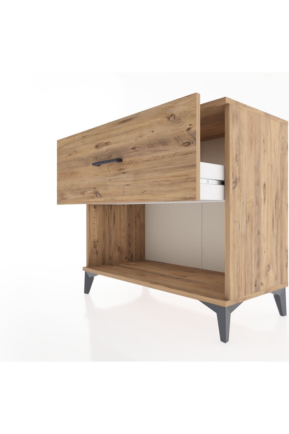 Hyperion Şifonyer Tek Çekmeceli 88x44x80 Çam-Çam