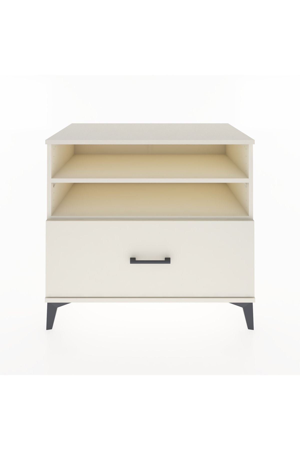 Hyperion Şifonyer 2 Raflı Tek Çekmeceli 88x44x80 Aytaşı-Aytaşı