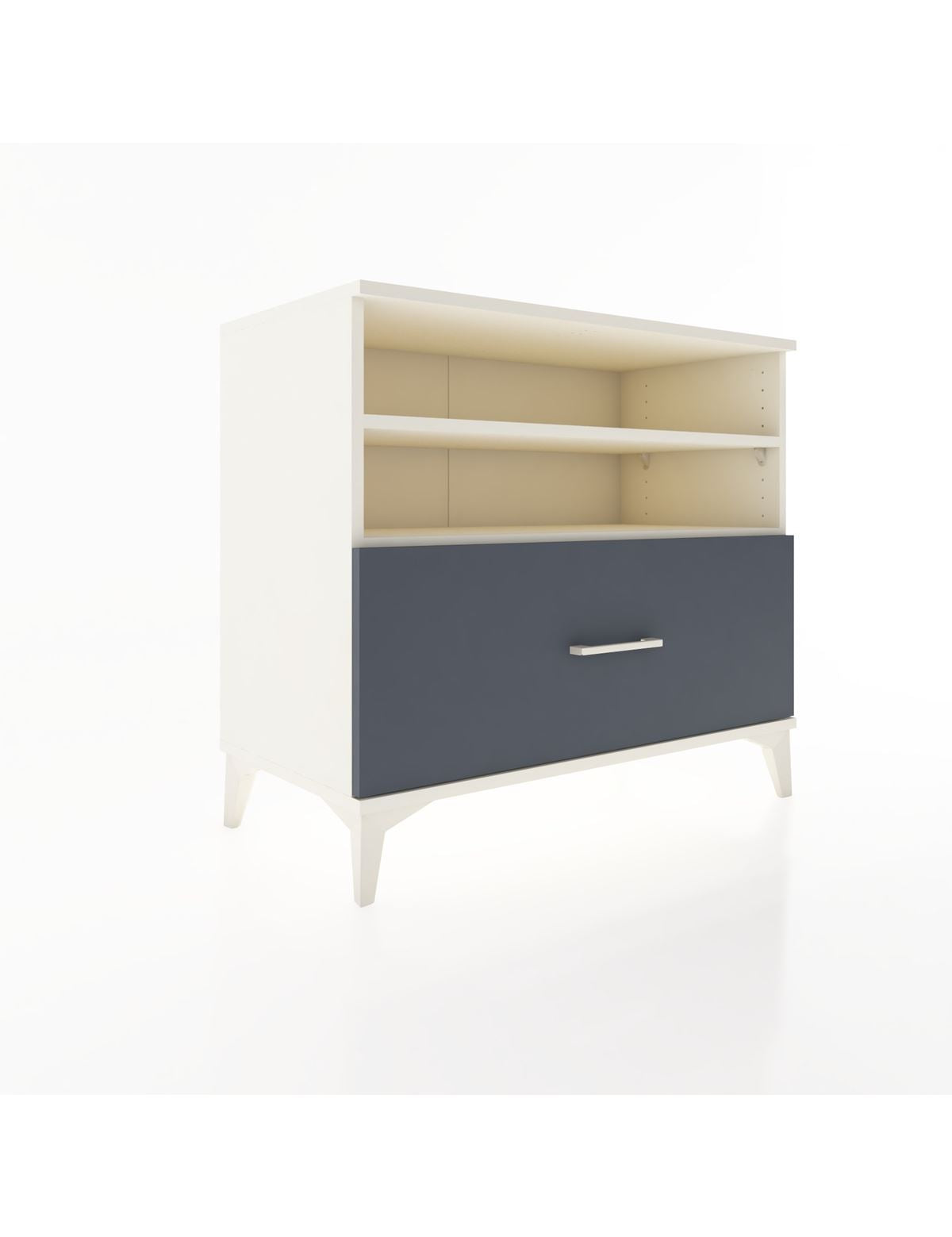 Hyperion Şifonyer 2 Raflı Tek Çekmeceli 88x44x80 Aytaşı-Antrasit