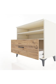 Hyperion Şifonyer 2 Raflı Tek Çekmeceli 88x44x80 Aytaşı-Çam