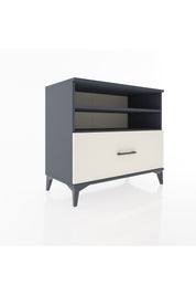 Hyperion Şifonyer 2 Raflı Tek Çekmeceli 88x44x80 Antrasit-Aytaşı