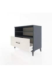 Hyperion Şifonyer 2 Raflı Tek Çekmeceli 88x44x80 Antrasit-Aytaşı