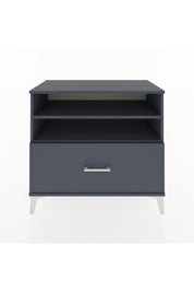 Hyperion Şifonyer 2 Raflı Tek Çekmeceli 88x44x80 Antrasit-Antrasit