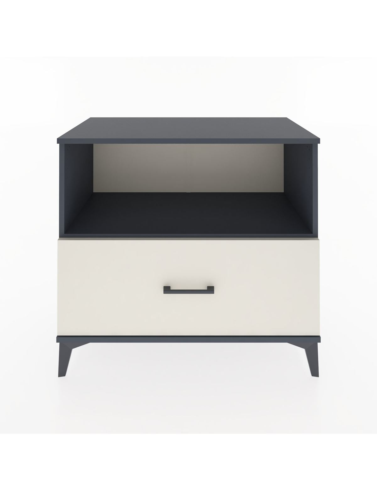 Hyperion Şifonyer Tek Raflı Tek Çekmeceli 88x44x80 Antrasit-Aytaşı