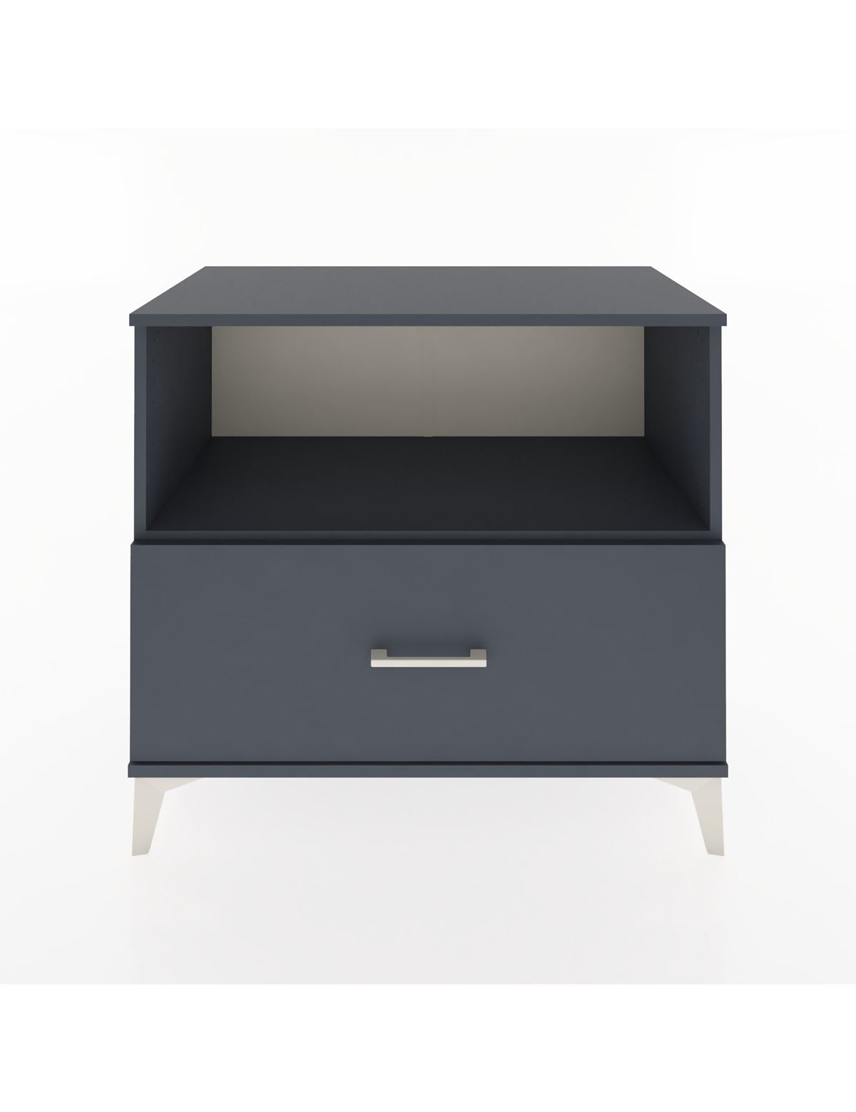 Hyperion Şifonyer Tek Raflı Tek Çekmeceli 88x44x80 Antrasit-Antrasit