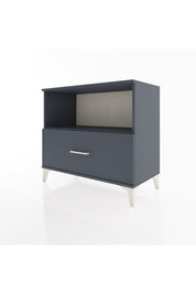 Hyperion Şifonyer Tek Raflı Tek Çekmeceli 88x44x80 Antrasit-Antrasit