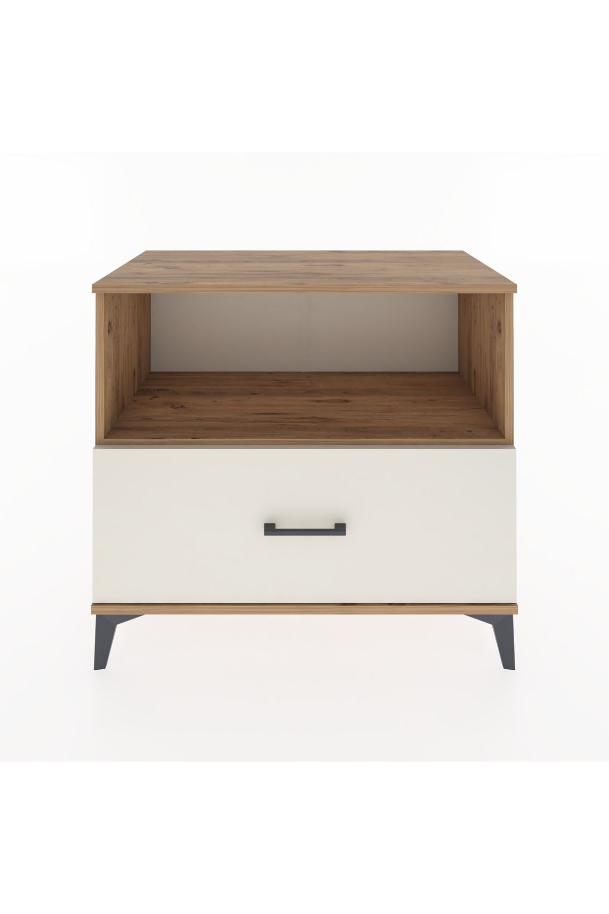 Hyperion Şifonyer Tek Raflı Tek Çekmeceli 88x44x80 Çam-Aytaşı