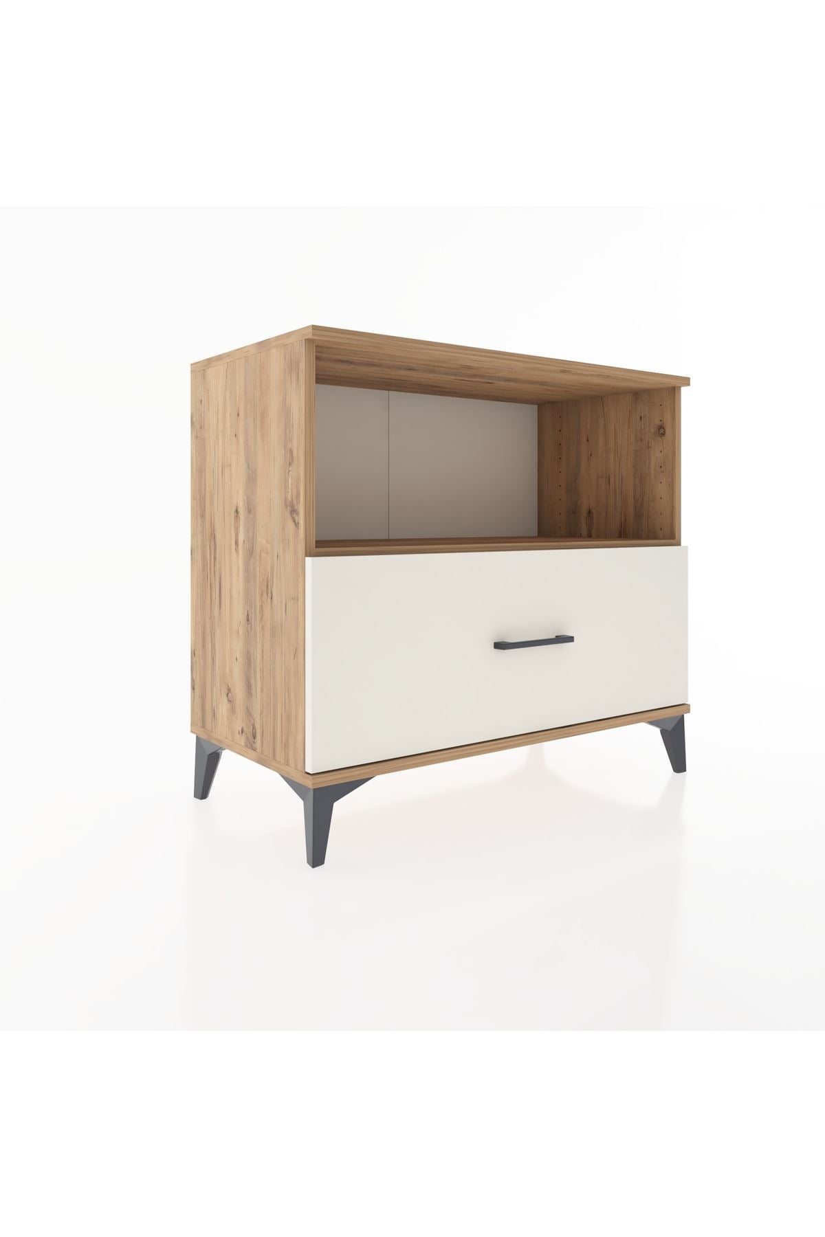 Hyperion Şifonyer Tek Raflı Tek Çekmeceli 88x44x80 Çam-Aytaşı