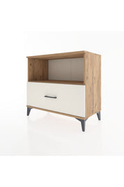 Hyperion Şifonyer Tek Raflı Tek Çekmeceli 88x44x80 Çam-Aytaşı