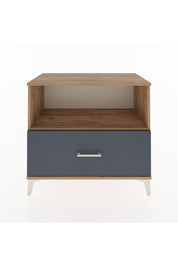 Hyperion Şifonyer Tek Raflı Tek Çekmeceli 88x44x80 Çam-Antrasit