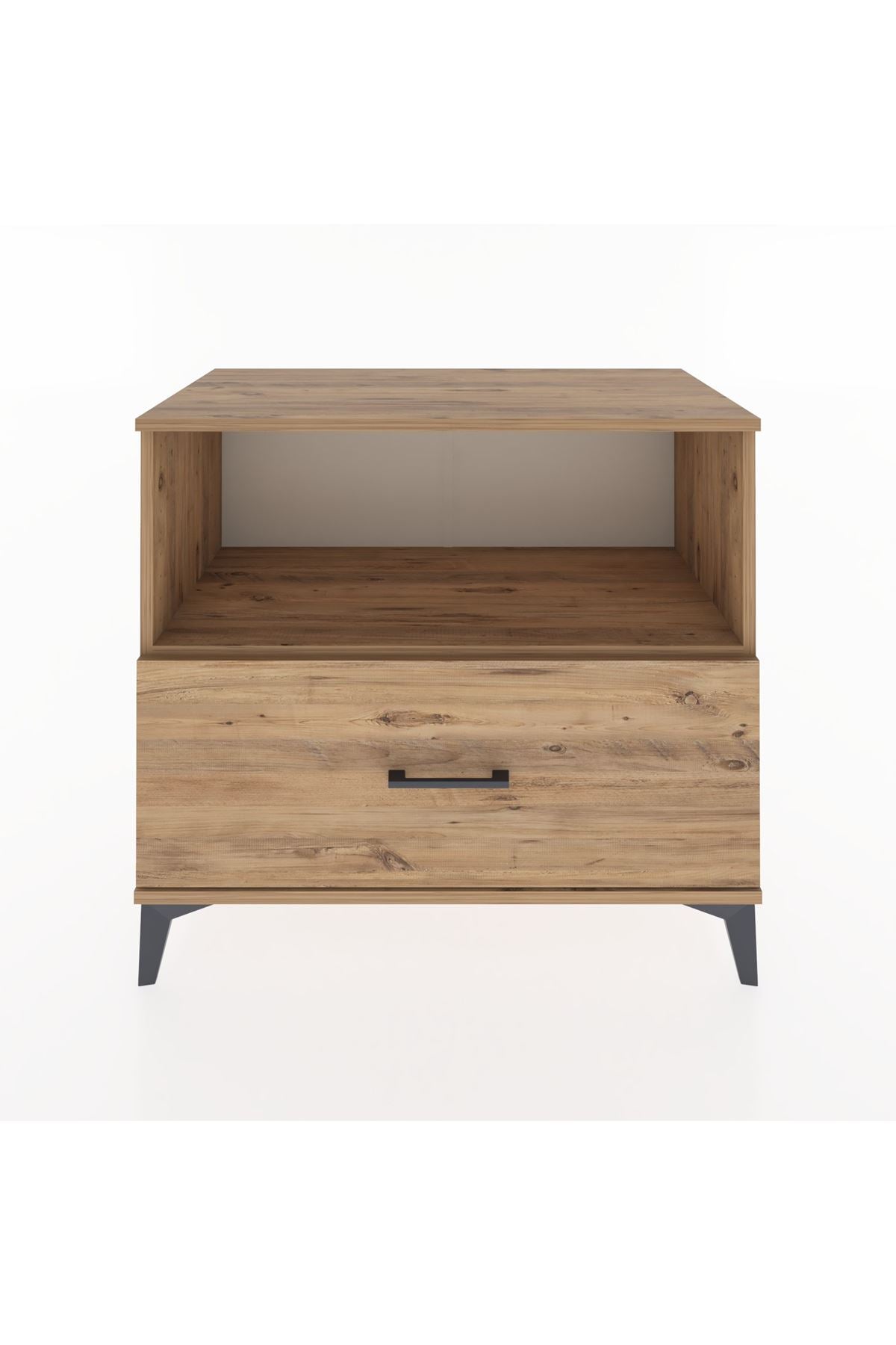 Hyperion Şifonyer Tek Raflı Tek Çekmeceli 88x44x80 Çam-Çam