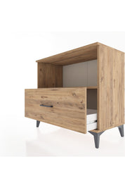 Hyperion Şifonyer Tek Raflı Tek Çekmeceli 88x44x80 Çam-Çam