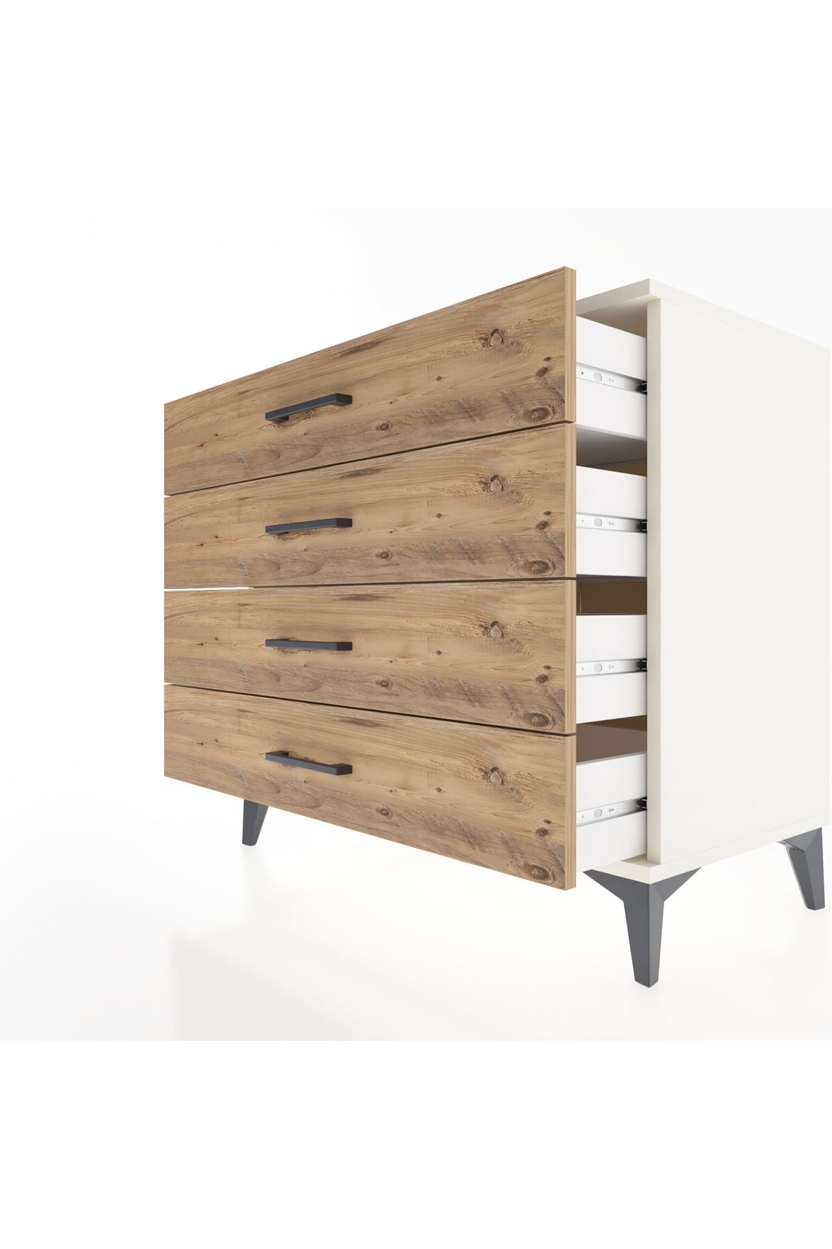 Hyperion Şifonyer 4 Çekmeceli 88x44x80 Aytaşı-Çam