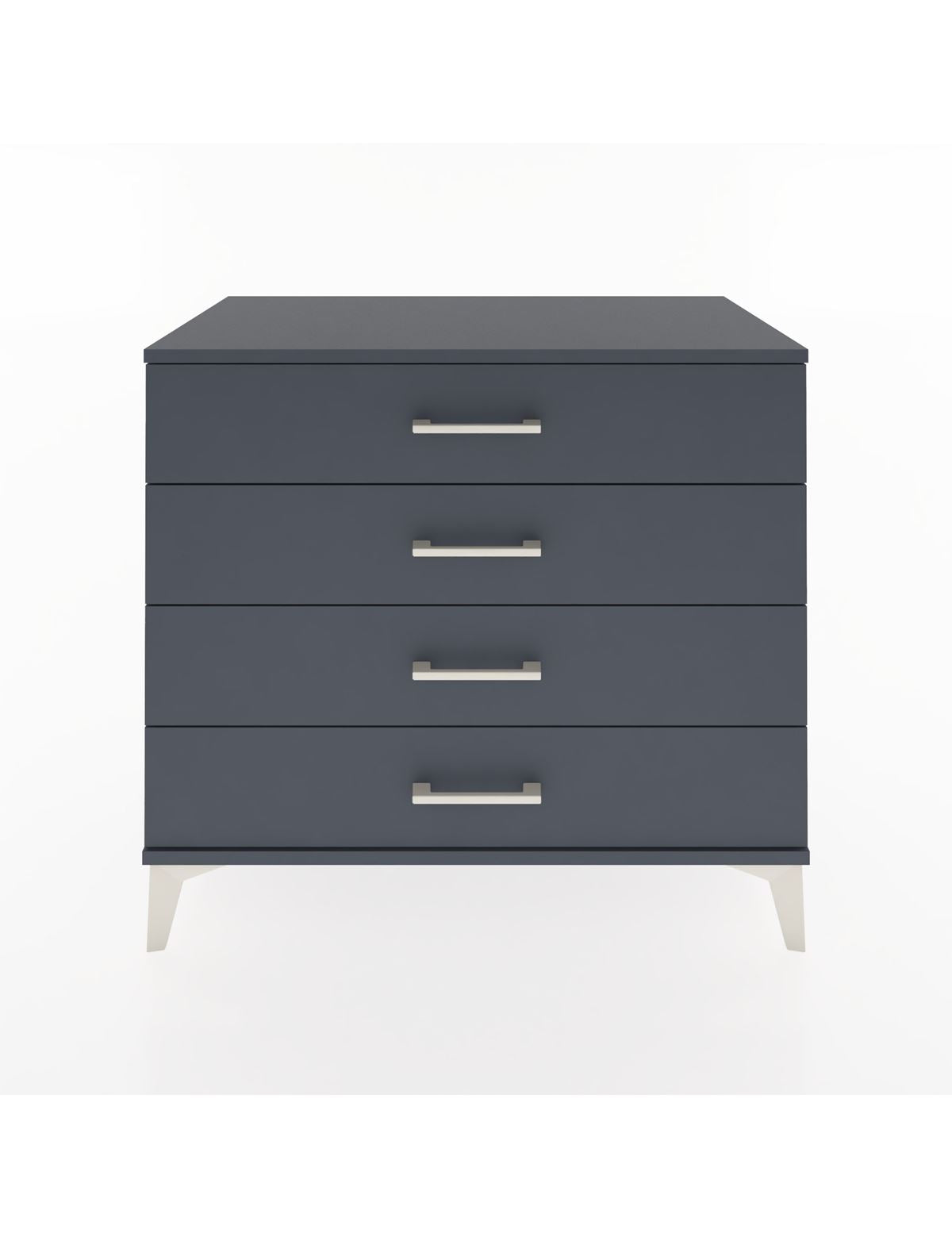 Hyperion Şifonyer 4 Çekmeceli 88x44x80 Antrasit-Antrasit