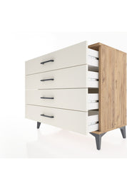 Hyperion Şifonyer 4 Çekmeceli 88x44x80 Çam-Aytaşı