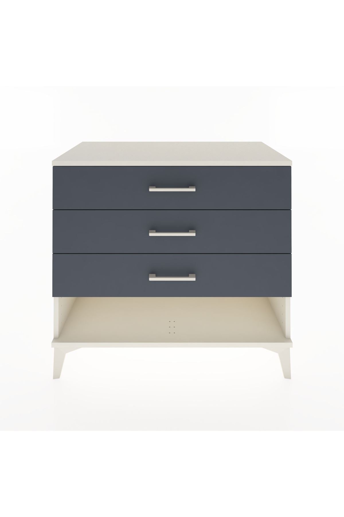 Hyperion Şifonyer 3 Çekmeceli 88x44x80 Aytaşı-Antrasit