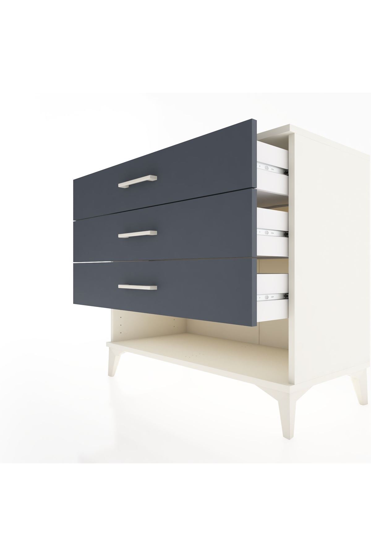 Hyperion Şifonyer 3 Çekmeceli 88x44x80 Aytaşı-Antrasit