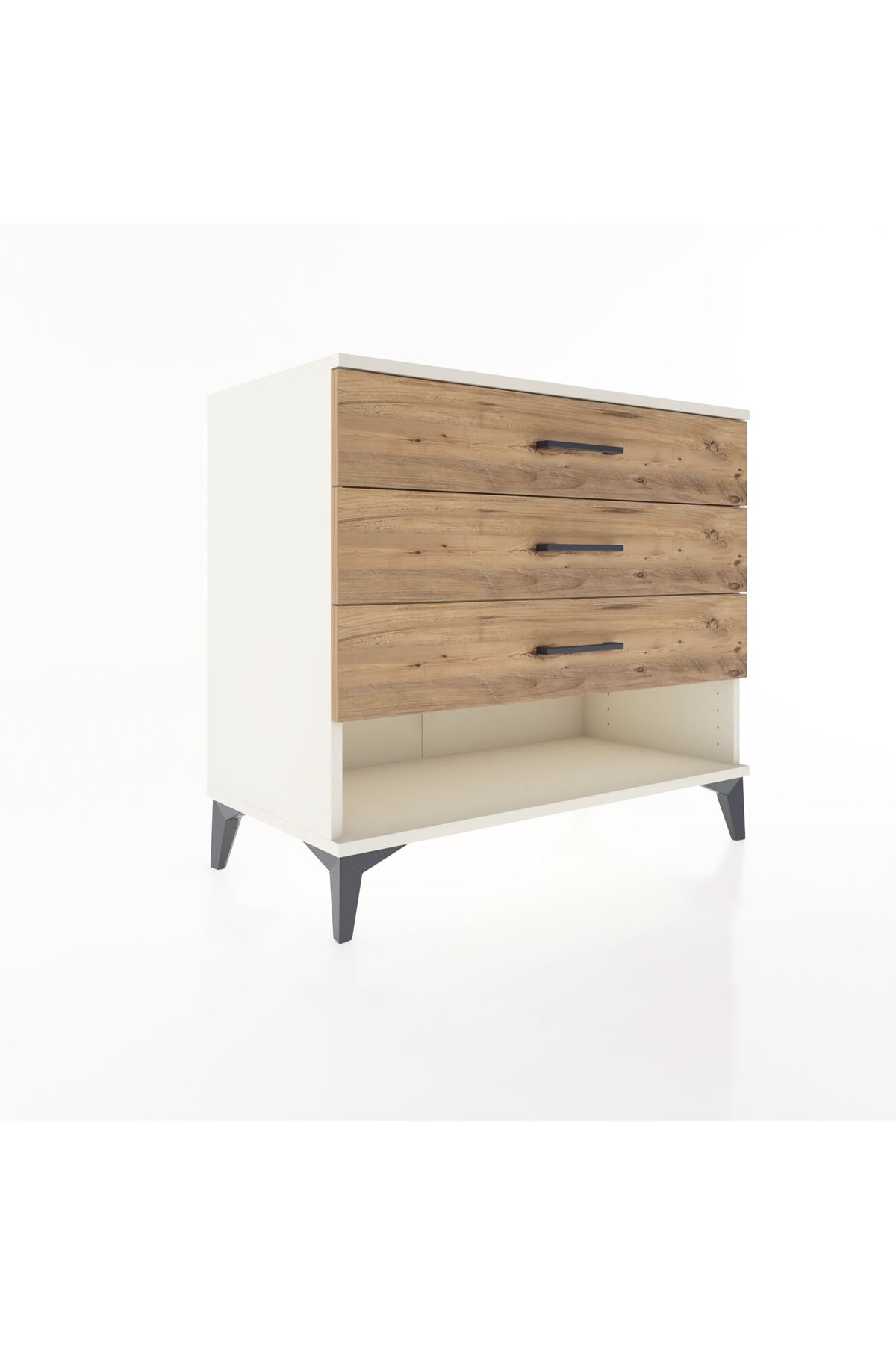 Hyperion Şifonyer 3 Çekmeceli 88x44x80 Aytaşı-Çam