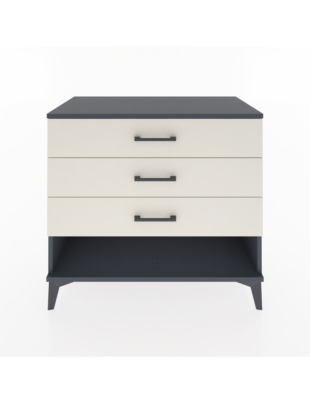 Hyperion Şifonyer 3 Çekmeceli 88x44x80 Antrasit-Aytaşı