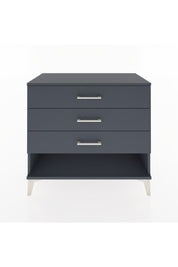 Hyperion Şifonyer 3 Çekmeceli 88x44x80 Antrasit-Antrasit