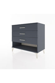 Hyperion Şifonyer 3 Çekmeceli 88x44x80 Antrasit-Antrasit