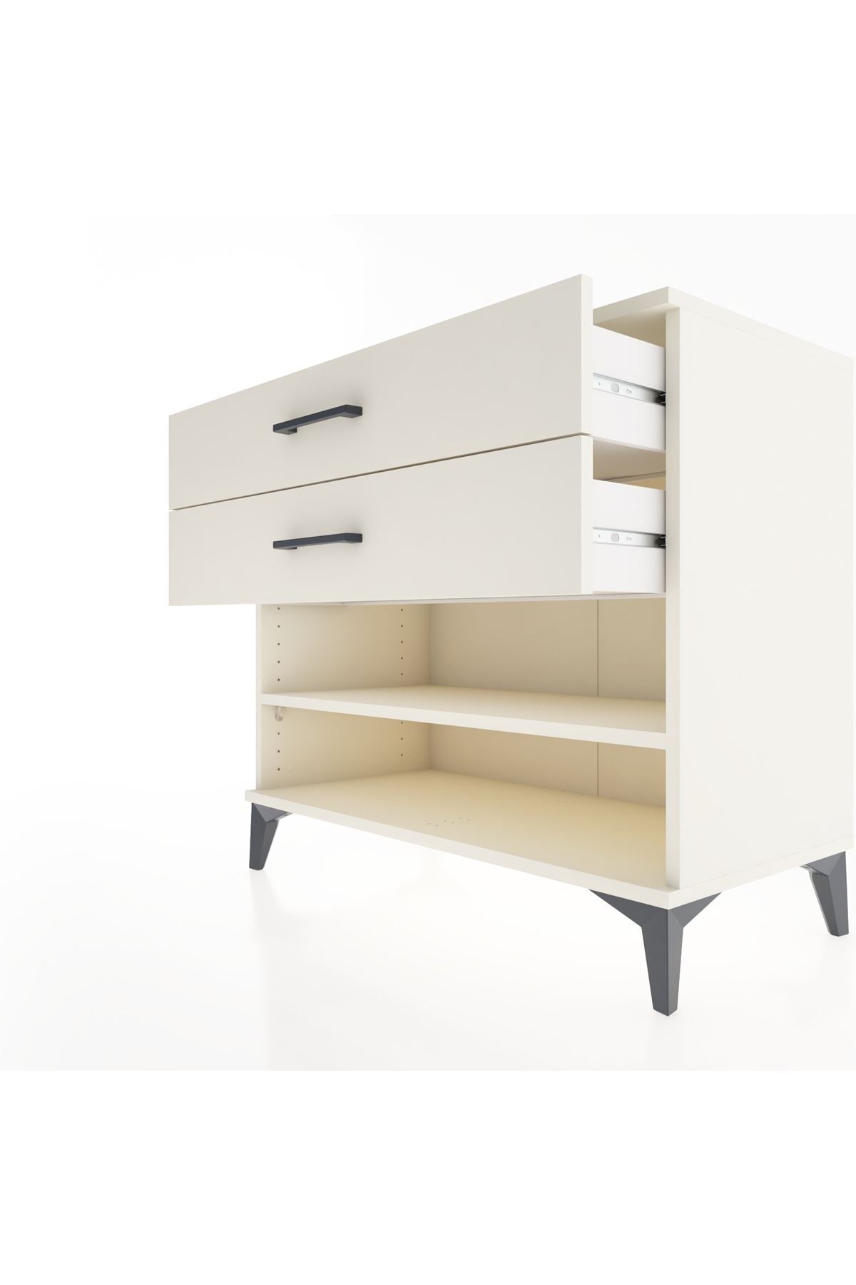 Hyperion Şifonyer Tek Raflı 2 Çekmeceli 88x44x80 Aytaşı-Aytaşı