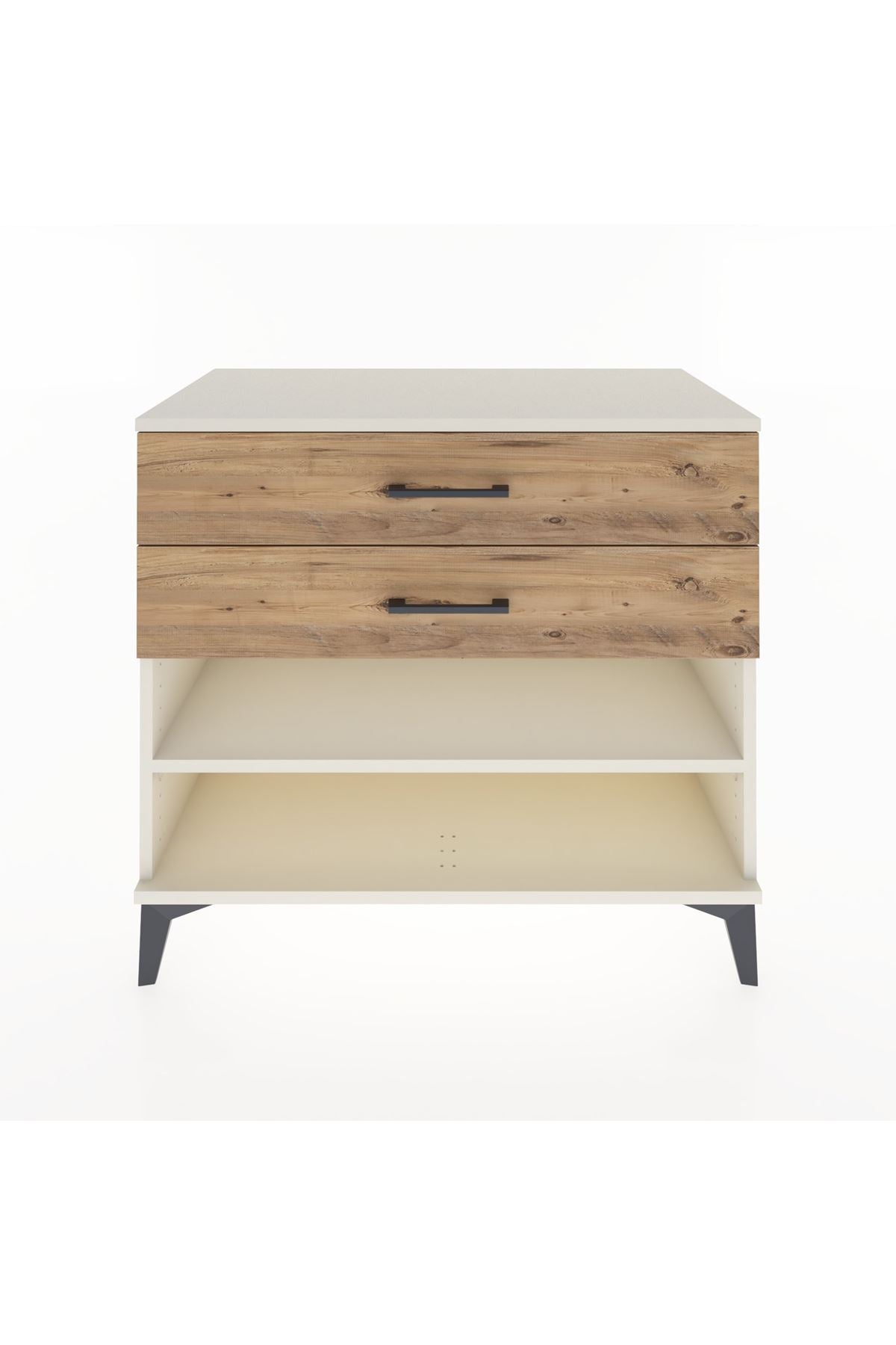 Hyperion Şifonyer Tek Raflı 2 Çekmeceli 88x44x80 Aytaşı-Çam