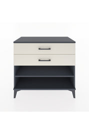 Hyperion Şifonyer Tek Raflı 2 Çekmeceli 88x44x80 Antrasit-Aytaşı