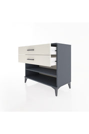 Hyperion Şifonyer Tek Raflı 2 Çekmeceli 88x44x80 Antrasit-Aytaşı