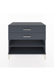 Hyperion Şifonyer Tek Raflı 2 Çekmeceli 88x44x80 Antrasit-Antrasit