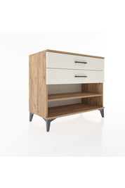 Hyperion Şifonyer Tek Raflı 2 Çekmeceli 88x44x80 Çam-Aytaşı